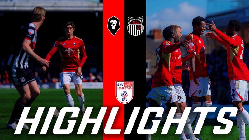 PLAY-OFF FIRST LEG ADVANTAGE 🤩 | Grimsby Town 1-2 Salford City | League Two Play-off Highlights