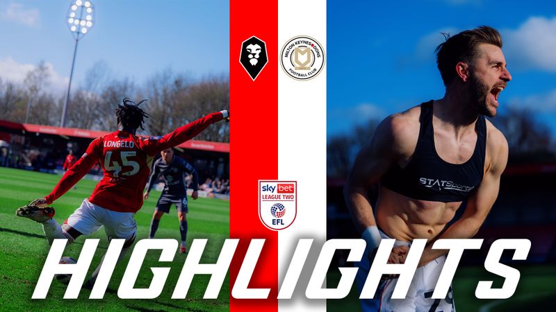 A BIG WIN AT HOME 🏡 | Salford City 1-0 MK Dons | League Two Highlights