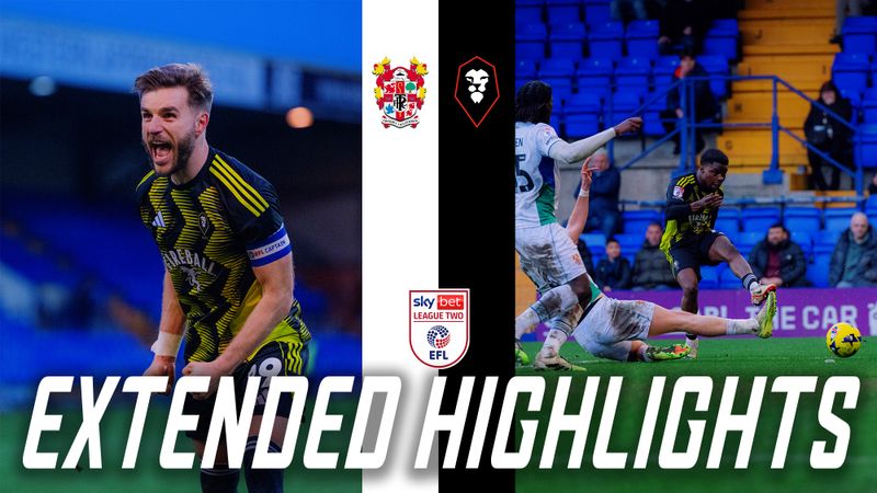 WIN AT PRENTON PARK 💪 | Tranmere Rovers 0-2 Salford City | Extended Highlights