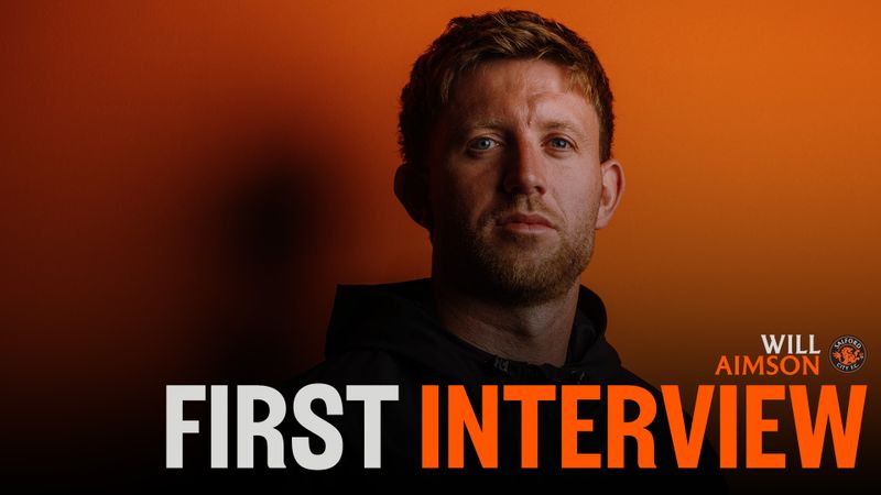 "I'm over the moon" 😁 | Will Aimson's first words after signing for Salford 🧡