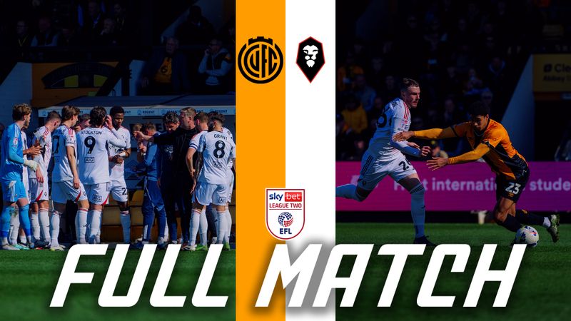 FULL MATCH ⚽️ | Cambridge United 1-0 Salford City