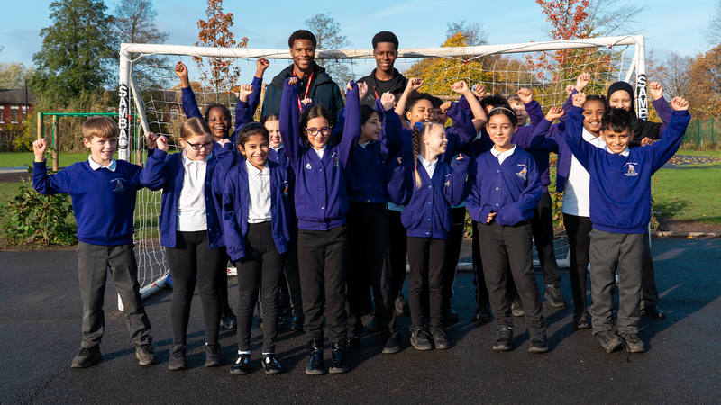Players Inspire Pupils at Lark Hill Community School During EFL Week of Action