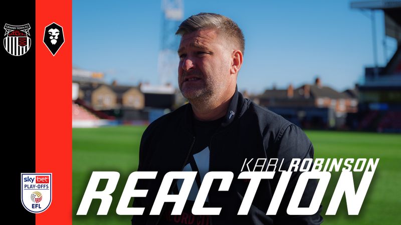 "It's half-time" ⏰ | Karl Robinson after Play-off win 