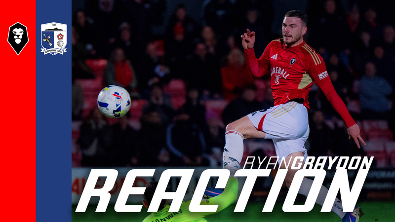 "HAPPY TO END THE DROUGHT!" | Ryan Graydon after scoring and assisting in the win over Barrow