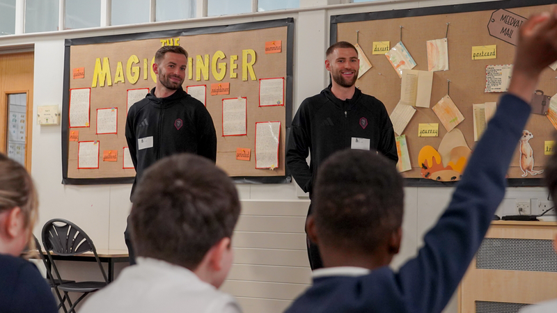 Butcher and Cooper Inspire Pupils on School Visit