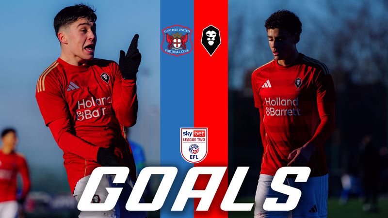 VICTORY FOR U18's 😁 | Salford City U18's 3-2 Carlisle United U18's | Academy Goals