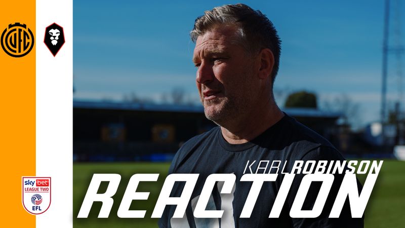 "We've got a lot more games to play" 🗣️ | Karl Robinson on defeat at Cambridge