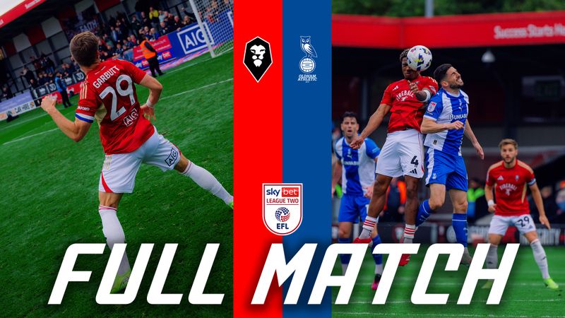 FULL MATCH ⚽️ | Salford City 1-0 Oldham Athletic