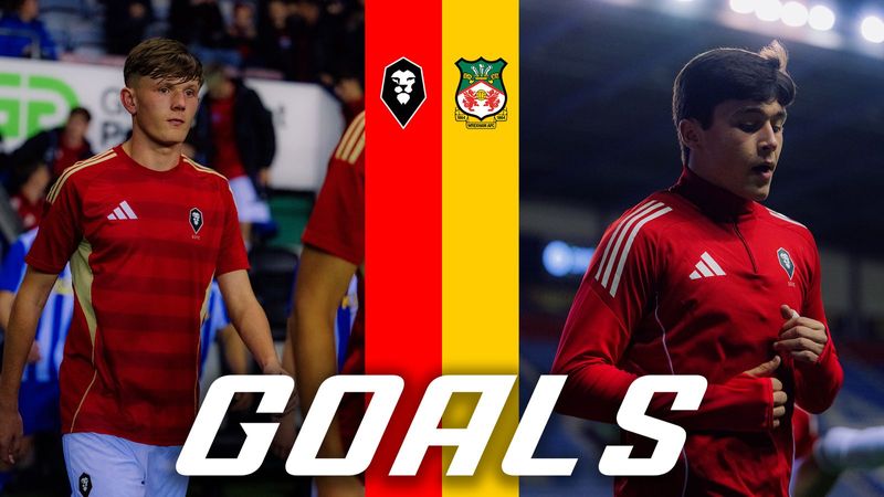  COMPREHENSIVE WIN FOR U18's 😁 | Salford City U18's 3-0 Wrexham U18's | Academy Goals