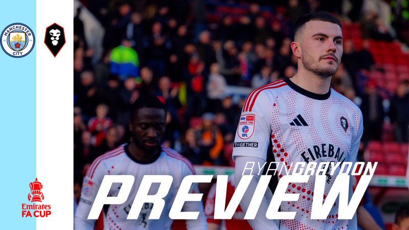 "Preparations are going well" 😁 | Ryan Graydon ahead of Manchester City!