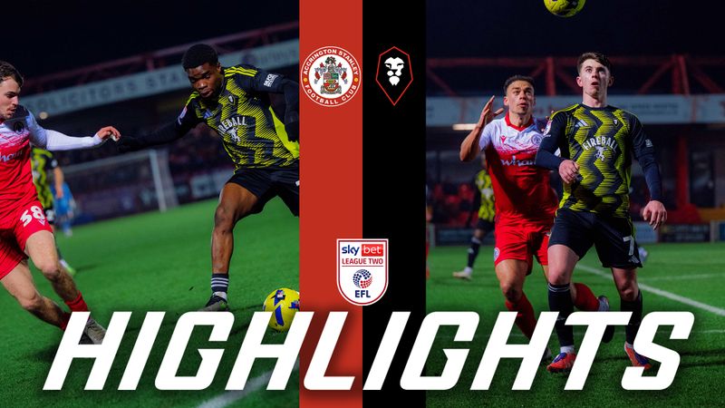 DEFEAT ON THE ROAD 🛣️ | Accrington Stanley 1-0 Salford City | League Two Highlights