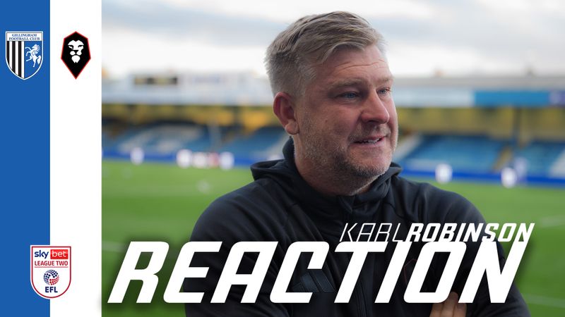 "It's a fantastic win" 🙌 | Karl Robinson after Salford take three points at Gillingham