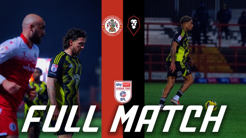 FULL MATCH ⚽️ | Accrington Stanley 1-0 Salford City