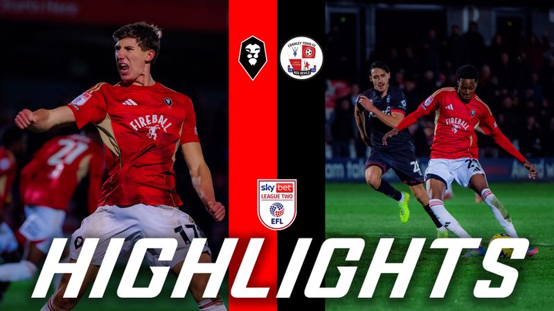 THE MOST INCREDIBLE GAME OF FOOTBALL 😳 | Salford City 4-3 Crawley Town | League Two Highlights