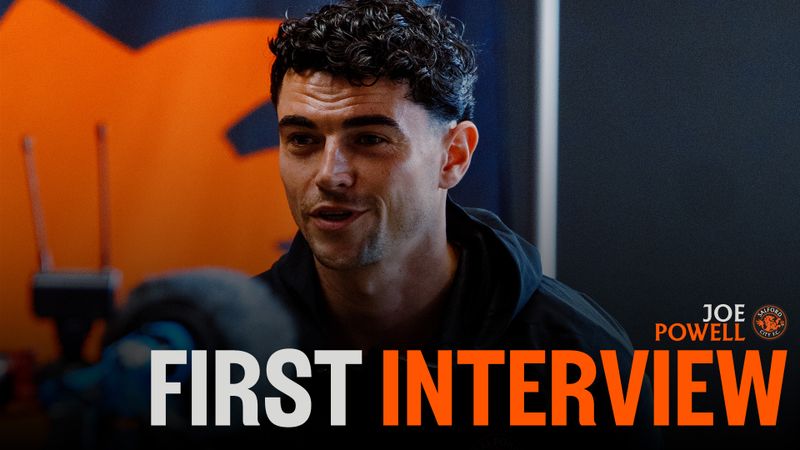 "I'm excited to be here" 🤩 | Joe Powell becomes Salford's first summer signing 🧡🖤